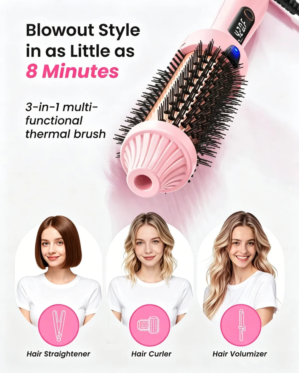 Thermal Blowout Round Brush